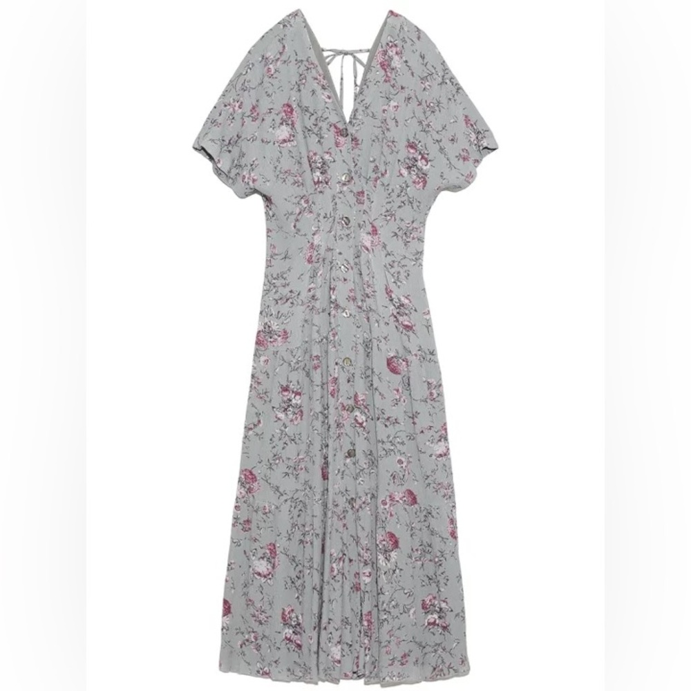 Snidel Snidel SWFO212100 Women's Printed Front Button Dress